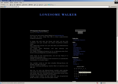 Lonesome Walker